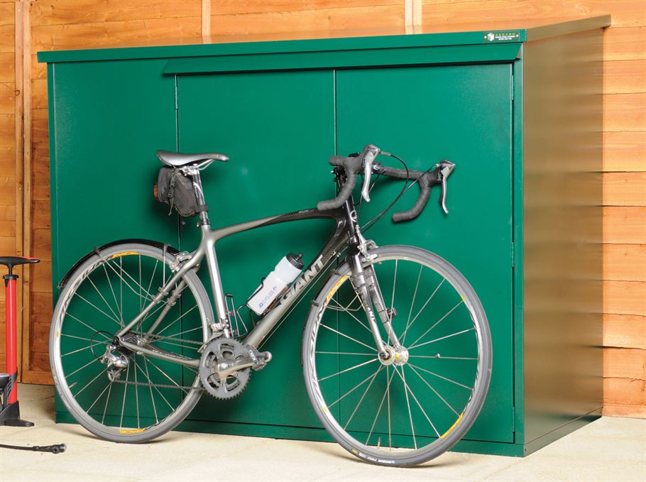 Asgard 6 x 3 High Security Metal Bike Shed x 3 The Annexe Police My Secure Garden