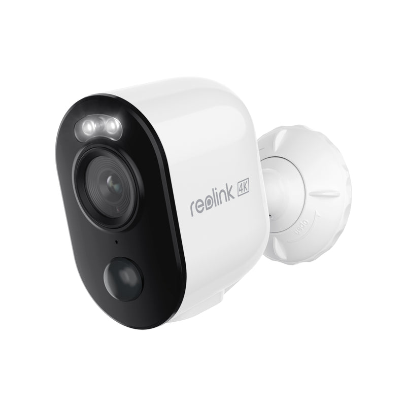 Reolink Argus 3 Ultra battery security camera with spotlights on white background