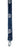 A navy blue Squire Stronghold TC14/3 14mm diameter link 915mm length sold secure approved chain with hardened alloy steel construction, featuring a blue protective chain sleeve.