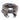 Image of a coiled Squire Toughlock CP36P hardened steel chain, 900mm in length and with 6.5mm diameter links, with a grey sleeve with visible blue Squire branding.