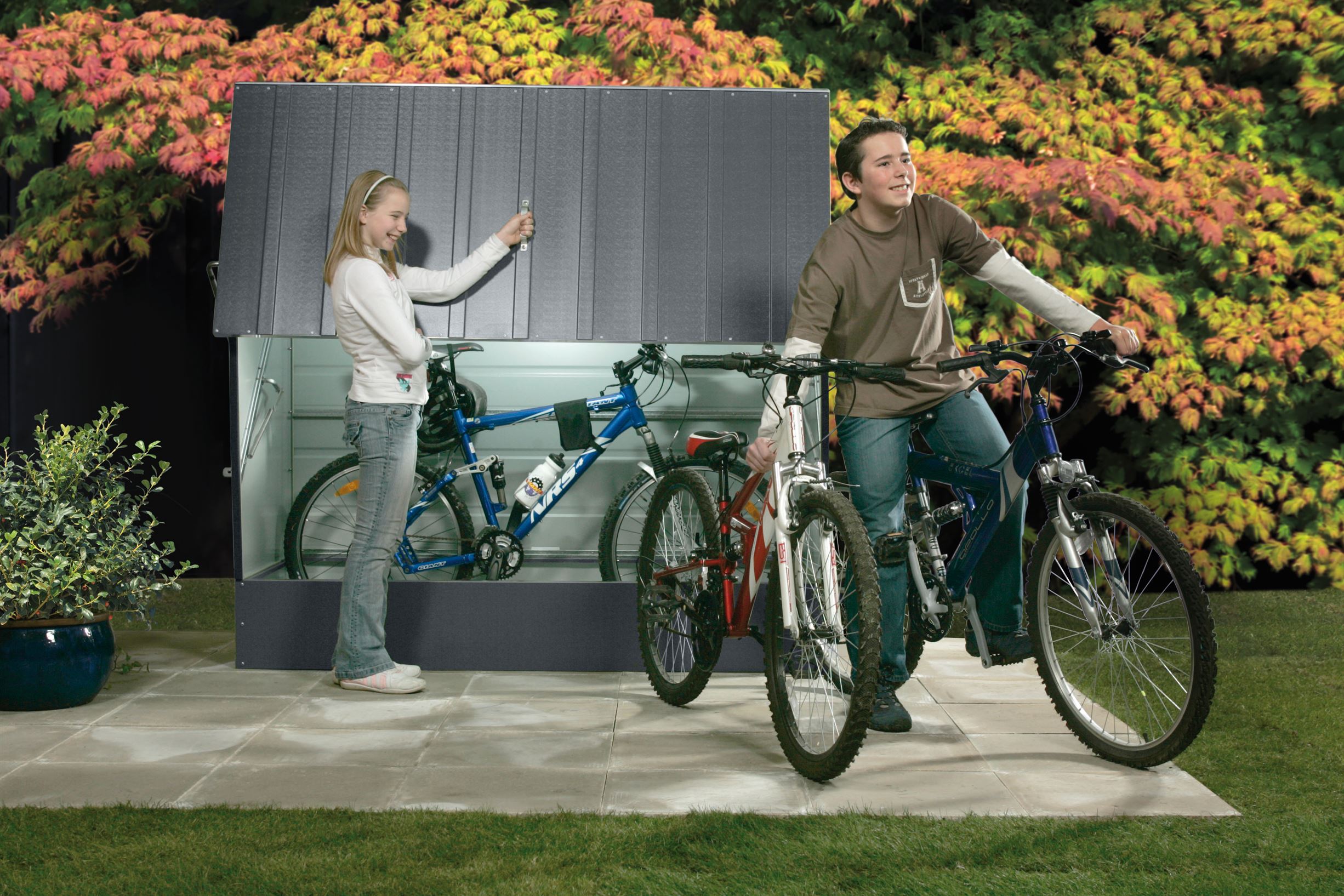 Trimetals 6 4 x 2 9 Metal Bicycle Store My Secure Garden