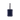 Side view of a blue Squire 35BX medium duty open shackle padlock with a 7mm hardened steel shackle suitable for a range of garden and outdoor security applications.