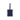 Side view of a blue Squire 39BX medium duty open shackle padlock with a 9mm hardened steel shackle suitable for a range of garden and outdoor security applications.
