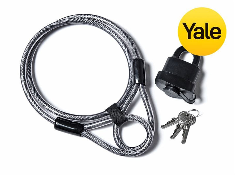 YALE Weatherproof Maximum Security Padlock - Hardened Steel With 3 Keys