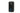 Close up of a black Amalock DB101 wireless video doorbell branded with the Amalock logo with a camera and a blue LED light ring on the front on a white background